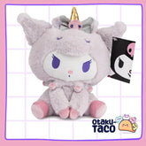 Kuromi and Hello Kitty unicorn plush toys- Sanrio licensed